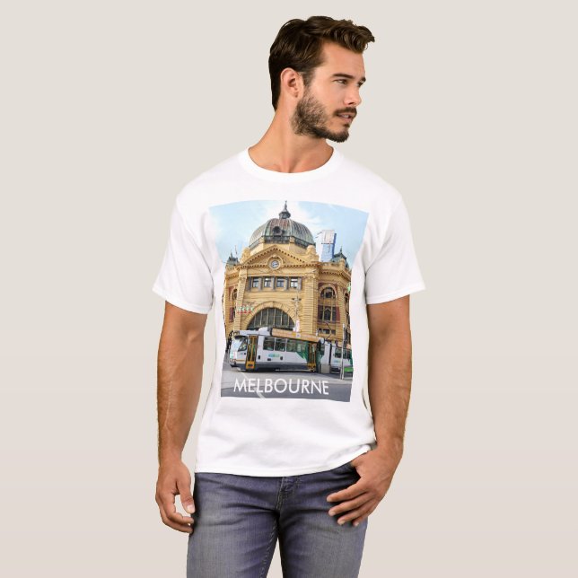Flinders Street Station Melbourne Australia T-Shirt (Front Full)