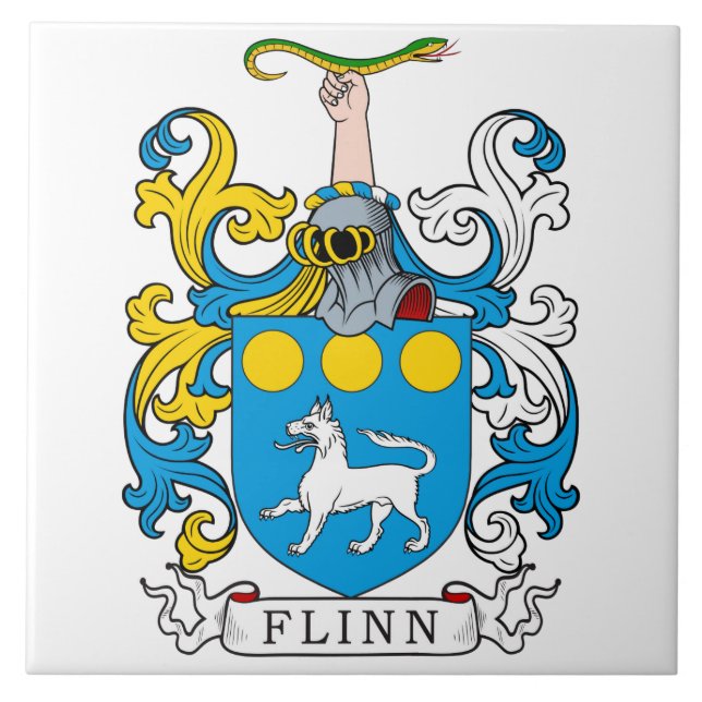 Flinn Family Crest Tile (Front)