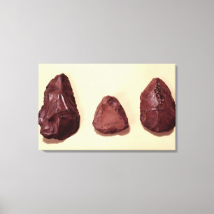 Flint axe heads canvas print