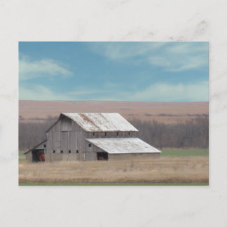 Flint Hills barn Postcard