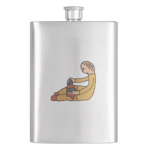 Flint Knapping Hip Flask