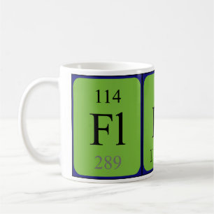 Flint periodic table name mug