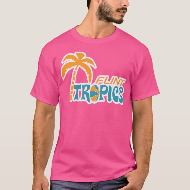 Flint Tropics Retro T-Shirt (Front)