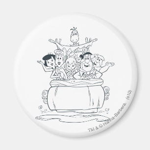 Flintstones Families1 Magnet