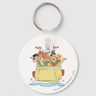 Flintstones Family Roadtrip Key Ring