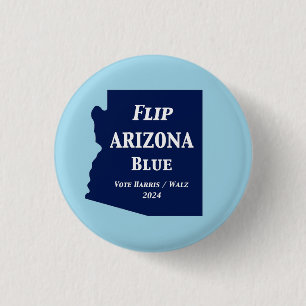Flip Arizona Blue in 2024 3 Cm Round Badge