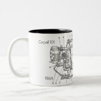 Flip Clock Fans Coffee Mug - Two Tone