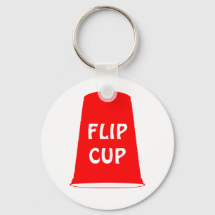 flip cup key ring