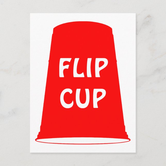 FLIP CUP POSTCARD (Front)
