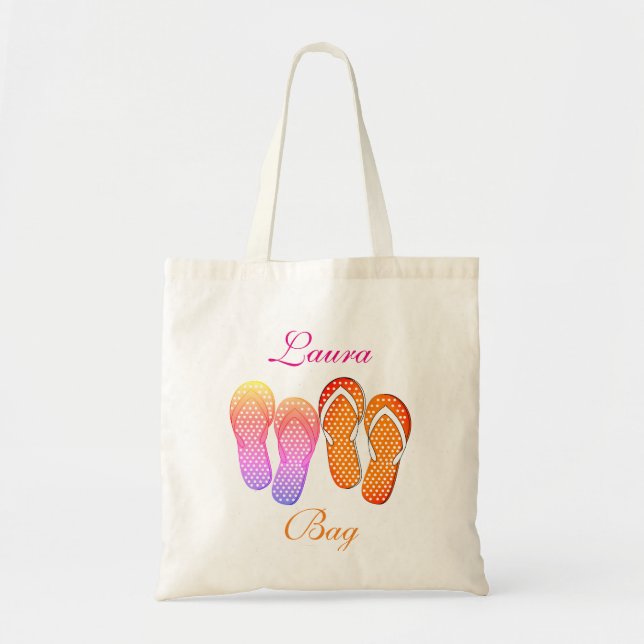 Flip Flop Beach Bags (Front)