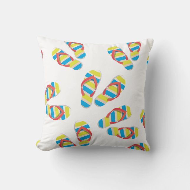 Flip Flop Beach Cushion (Front)