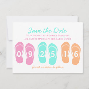 Flip Flop Beach Save the Date