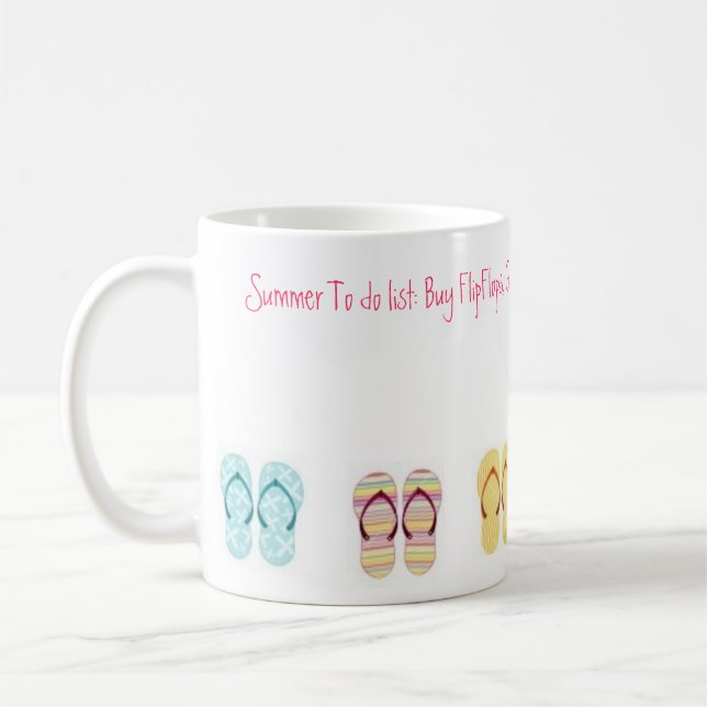 Flip Flop Coffee Mug (Left)