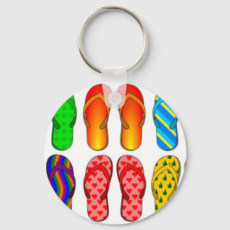 Flip-Flop Fun Key Ring