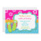 Flip Flop Luau Pool Party Birthday Invitaitons