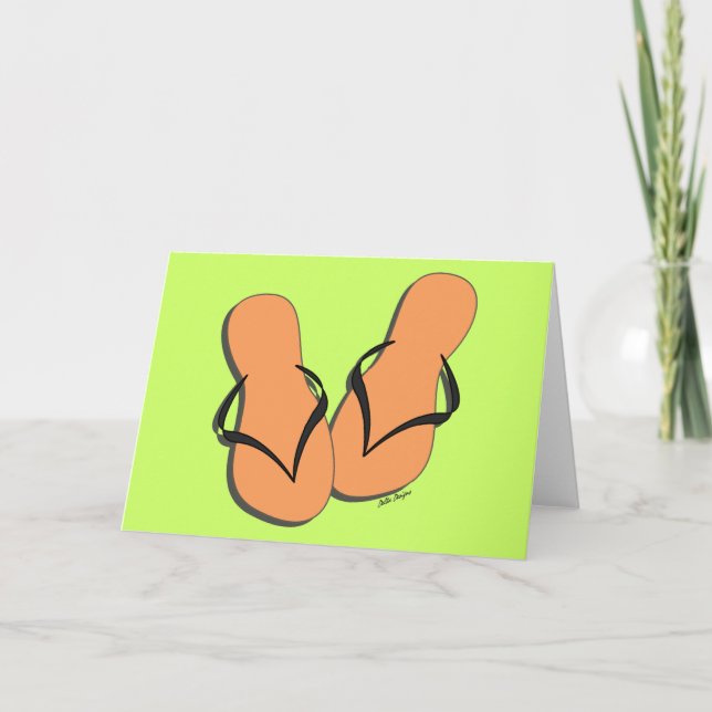Flip Flop Notecard (Front)