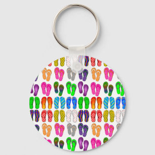 Flip Flop Parade Key Ring