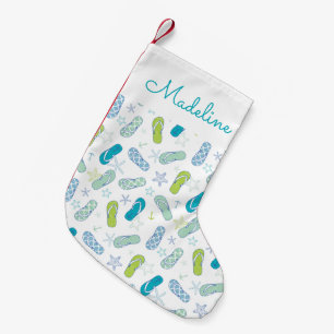 Flip Flop Pattern   Add Your Name Small Christmas Stocking