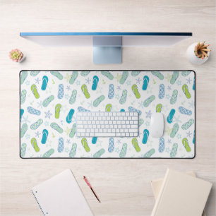 Flip Flop Pattern Desk Mat