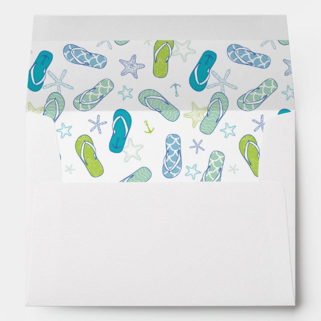Flip Flop Pattern Envelope (Back (Bottom))