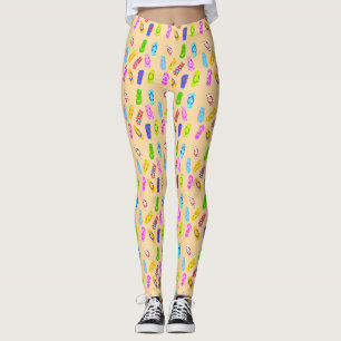 Flip Flop Pattern Leggings