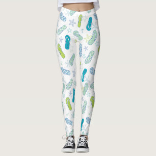 Flip Flop Pattern Leggings