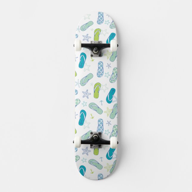 Flip Flop Pattern Skateboard (Front)