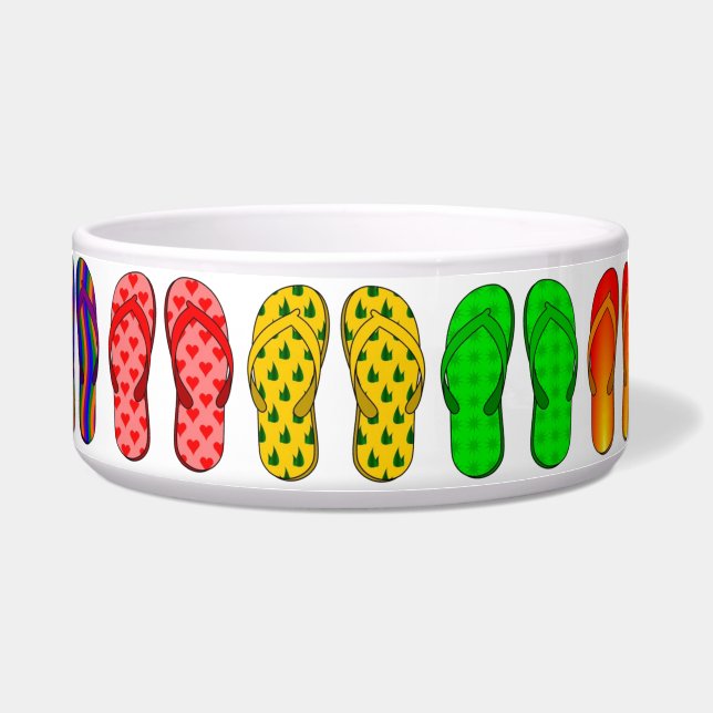 Flip Flop Pet Bowl (Front)