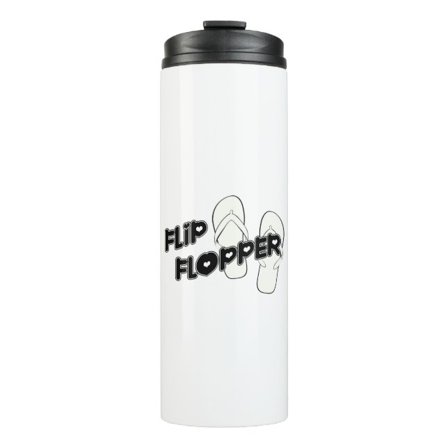 Flip Flopper Aluminium Water Bottle (Front)