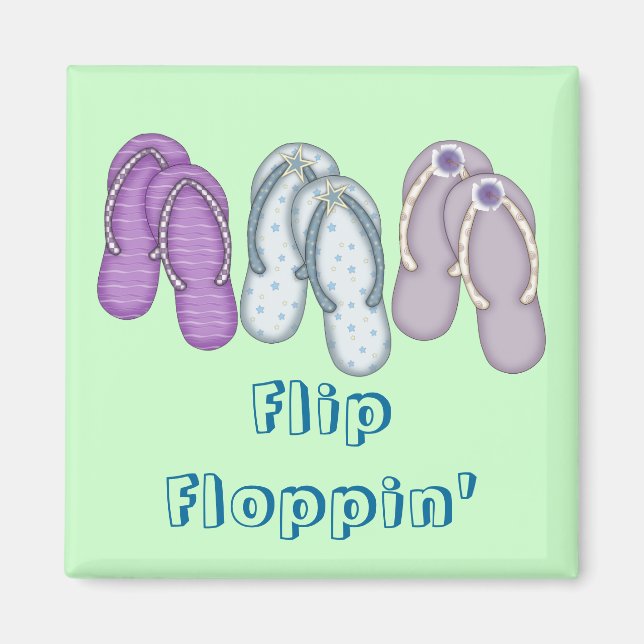 Flip Floppin' Magnet (Front)