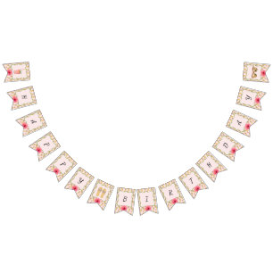 Flip Flops And Lemonade Happy Birthday Bunting