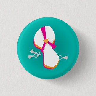 Flip Flops and Pop Tops 3 Cm Round Badge