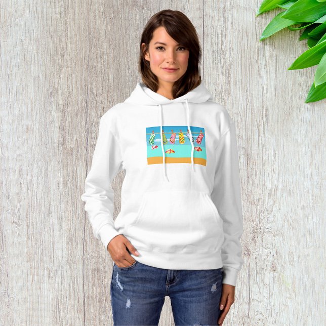 Flip Flops At The Beach Hoodie (Creator Uploaded)