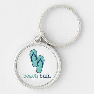 Flip Flops Beach Bum Key Ring