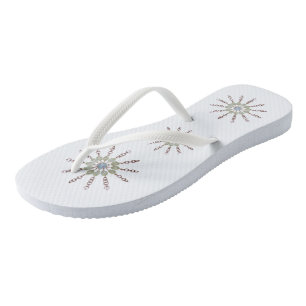 Flip-Flops - Bead and Chain Stars Jandals