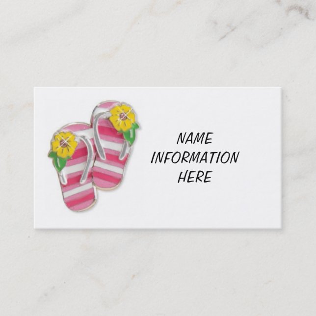 FLIP FLOPS BUSINESS CARD (Front)