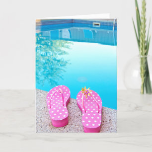 Flip-flops by Pool Retirement Card