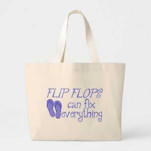Flip Flops Can Fix Everything Tote Bag