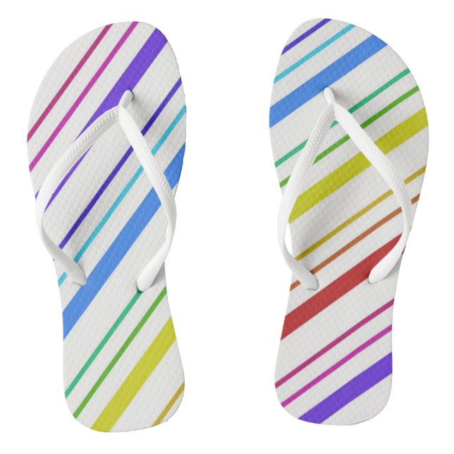 Flip Flops Colourful Stripe (Footbed)