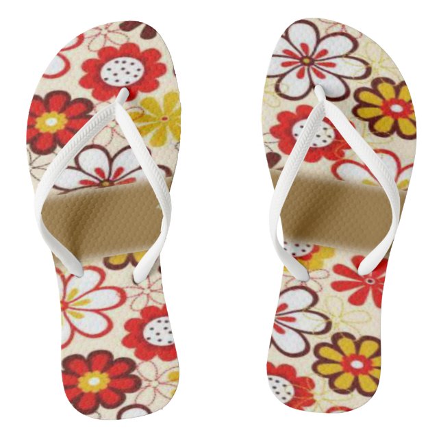 Flip Flops Floral (Footbed)
