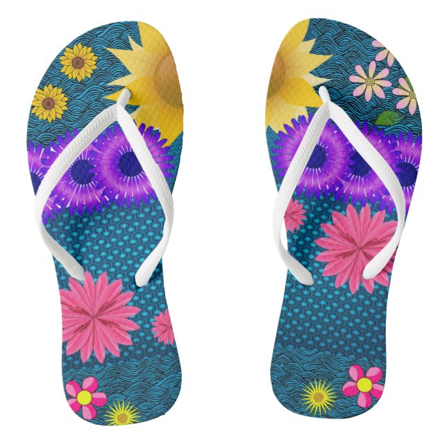 Flip Flops Floral (Footbed)