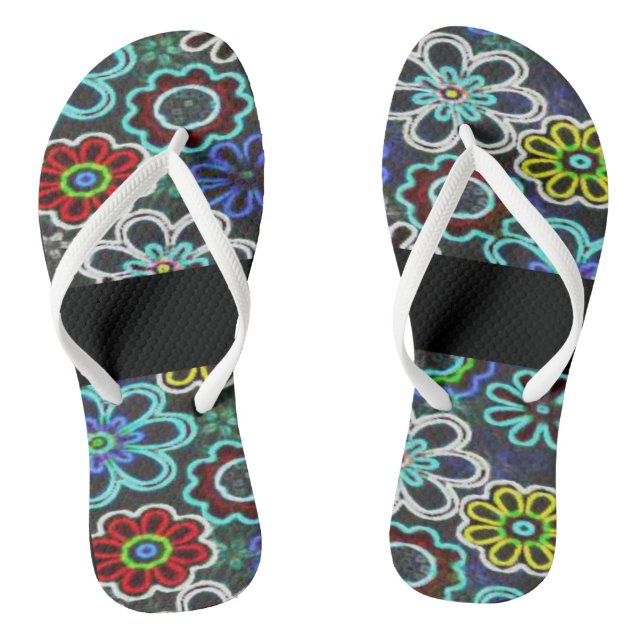 Flip Flops Floral (Footbed)