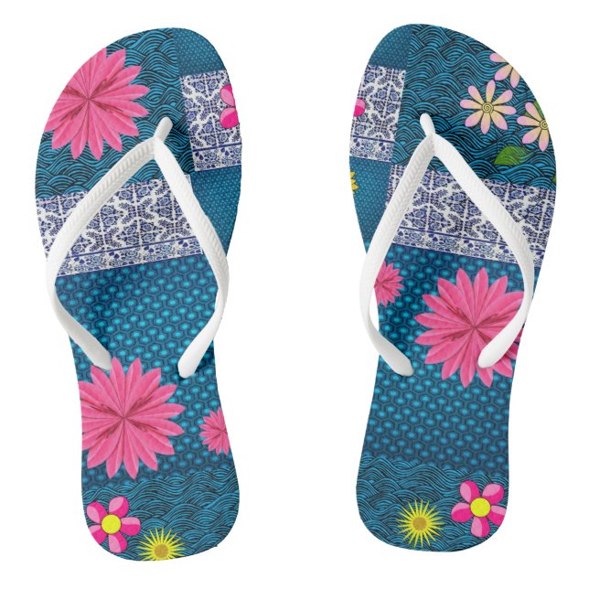 Flip Flops Floral (Footbed)