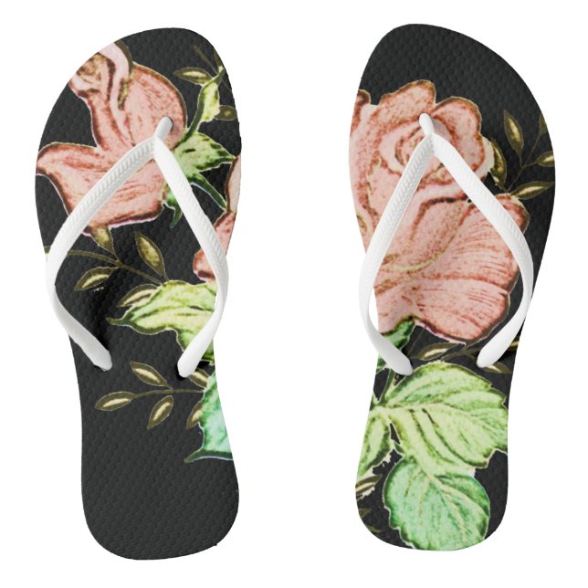 Flip Flops Floral (Footbed)
