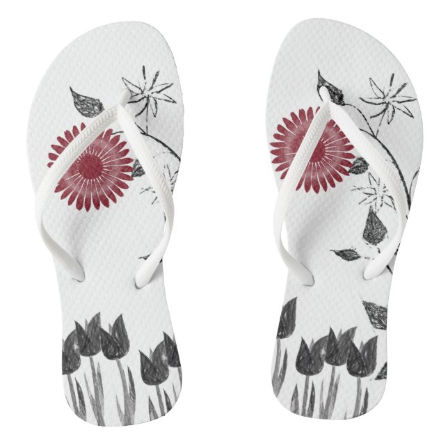 Flip Flops Floral (Footbed)