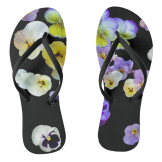 Flip Flops, flowered Jandals