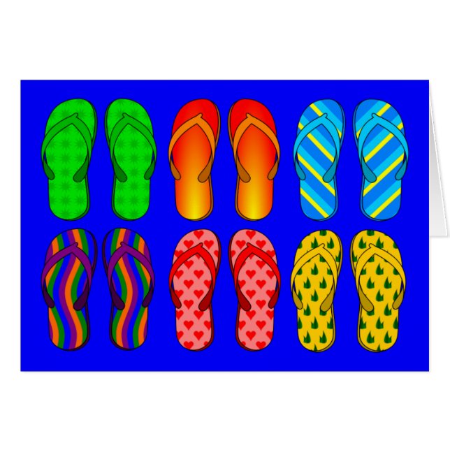 Flip Flops Galore (Front Horizontal)