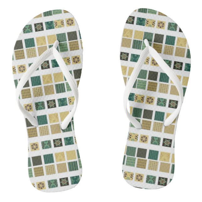 Flip Flops Green (Footbed)