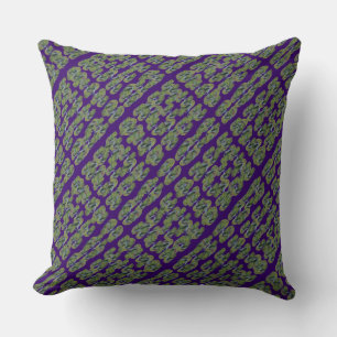 Flip Flops Green Purple Cushion