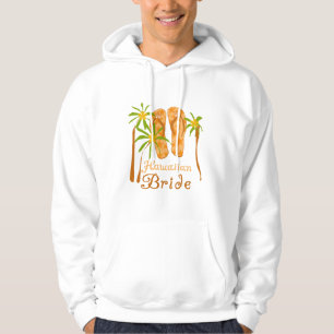 Flip Flops Hawaiian Bride Hoodie